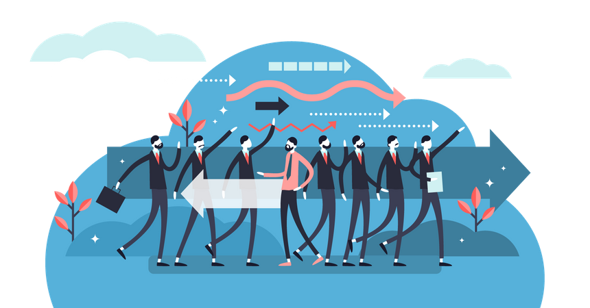 Free Direction commerciale  Illustration