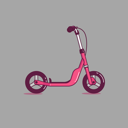 Free E Scooter  Illustration