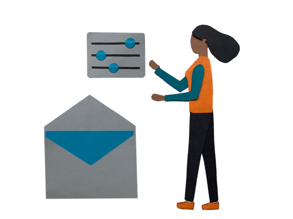 Free Email settings  Illustration