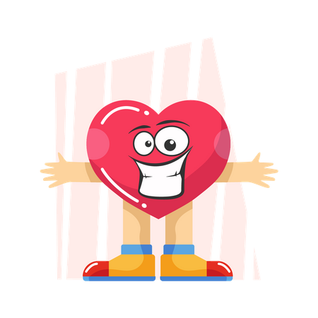 Free Emocionado en el amor  Ilustración