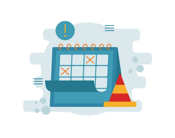 Free Error in calendar  Illustration