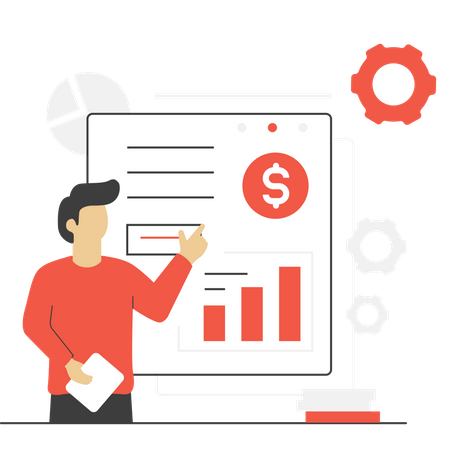 Free Estrategia financiera  Ilustración