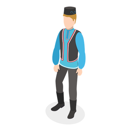 Free Ethnic person  Illustration