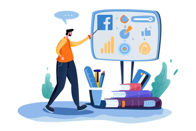 Free Facebook advertisement tutorial  Illustration