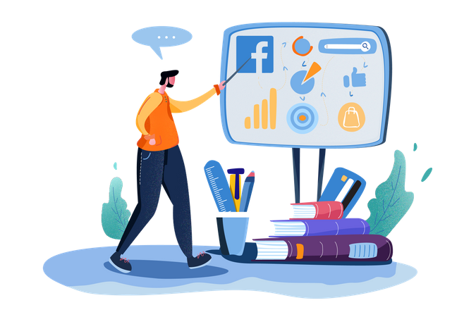 Free Facebook advertisement tutorial  Illustration
