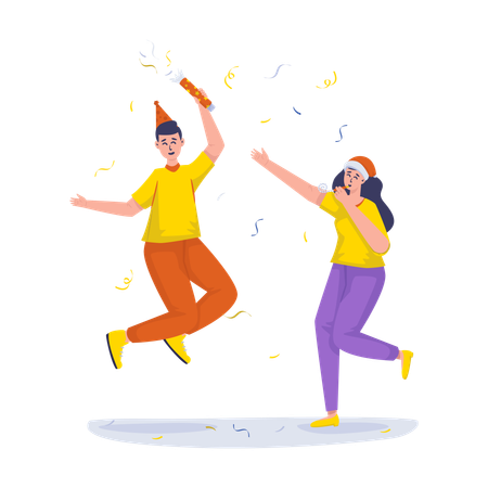 Free Festa de Ano Novo  Ilustração