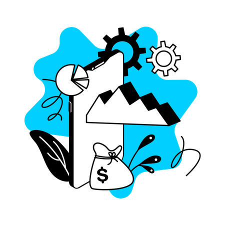 Free Financial planning  Illustration