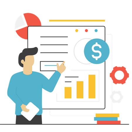 Free Financial Strategy  Illustration