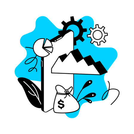 Free Finanzielle Planung  Illustration