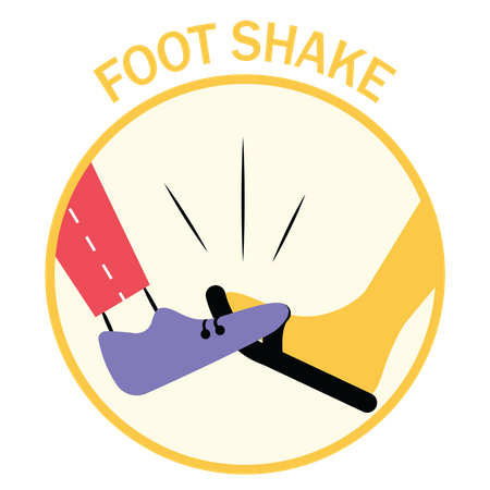 Free Foot shake  イラスト