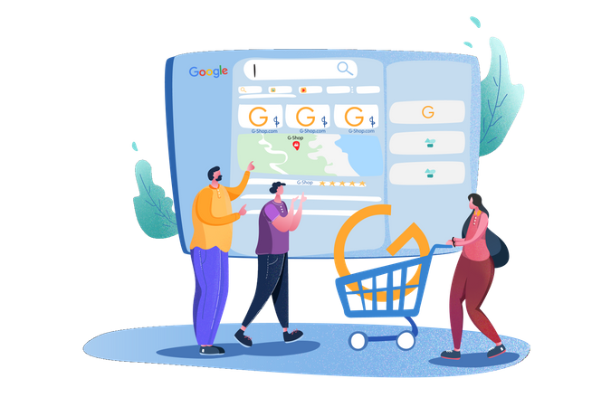 Free Google Marketing  Illustration