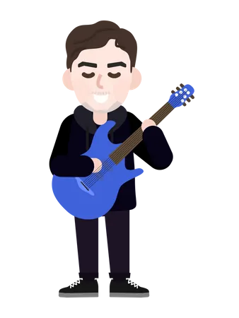 Free Guitarist  Illustration