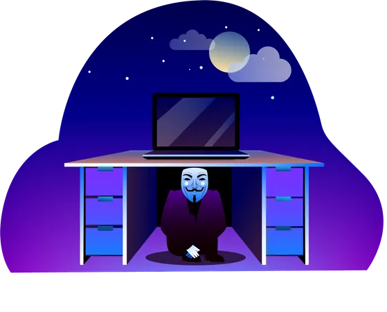 Free Hacker  Illustration