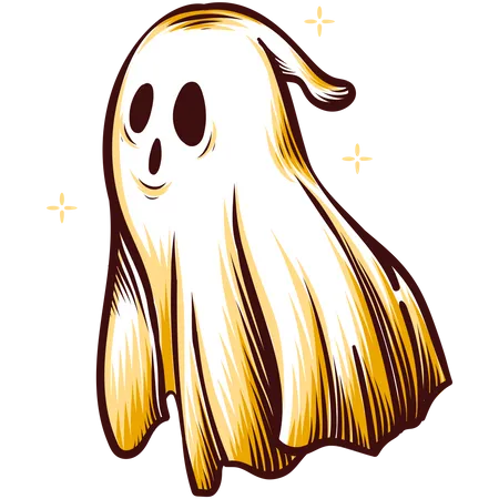 Free Fantasma de Halloween  Ilustração