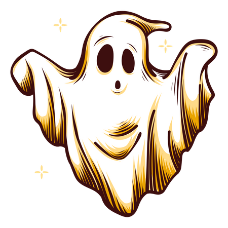 Free Halloween Ghost  Illustration