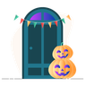 halloween pumpkin illustrations