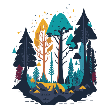 Free Precioso paisaje  Ilustración