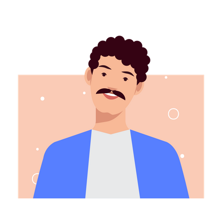 Free Homem feliz  Ilustração