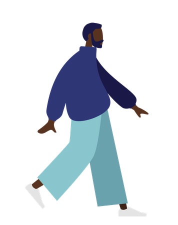 Free Homme africain  Illustration