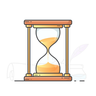 illustration for hourglass