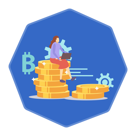 Free In Bitcoin investieren  Illustration