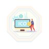 illustration for initial coin offering