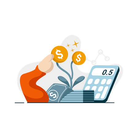 Free Intrest on loan  Illustration