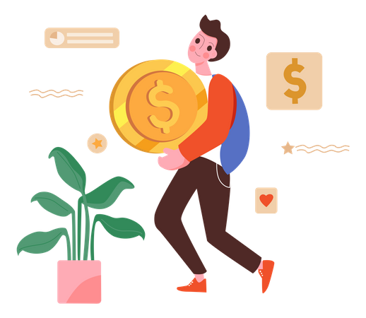 Free Investissement monétaire  Illustration