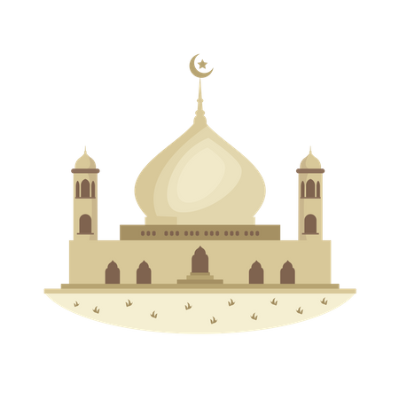 Free Islamic mosque  일러스트레이션