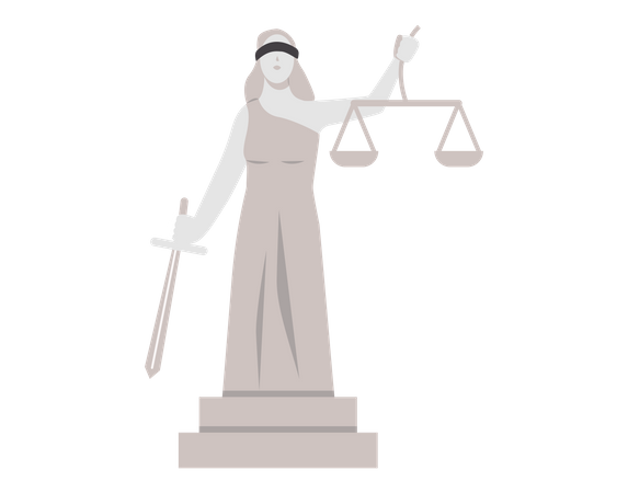 Free Justice goddess  Illustration