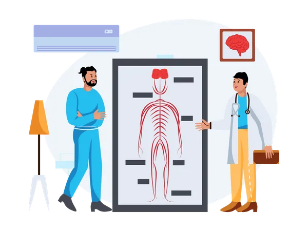 Free Körperuntersuchung  Illustration