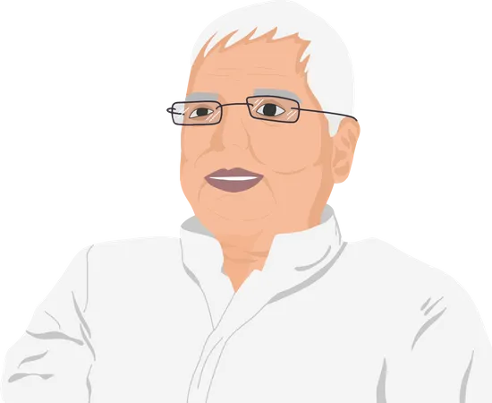 Free Lalu Prasad Yadav  Illustration