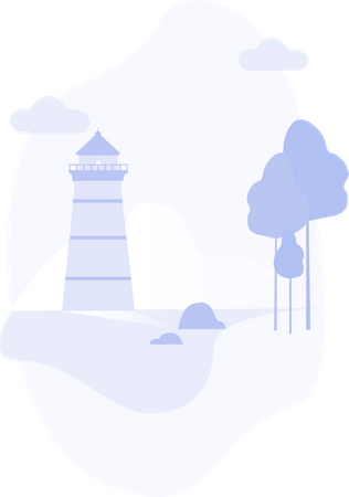 Free Light house  Illustration