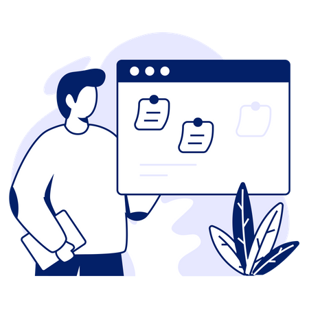 Free Lista de tarefas de negócios  Ilustração
