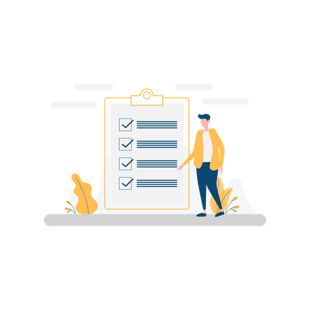 Free Liste de tâches  Illustration