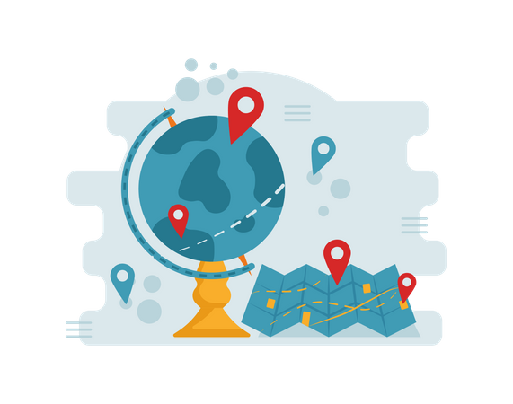 Free Location  Illustration