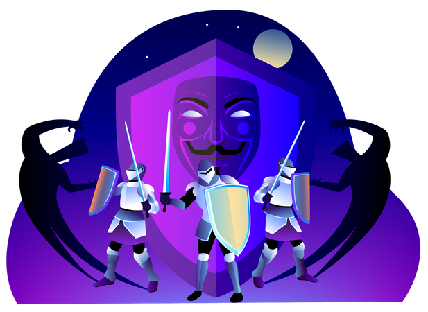 Free Lutte antivirus contre les pirates informatiques  Illustration