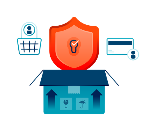 Free Maintaining product package security  Illustration