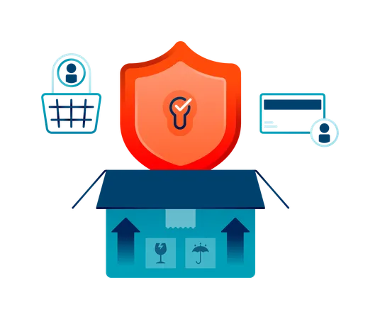 Free Maintaining product package security  Illustration