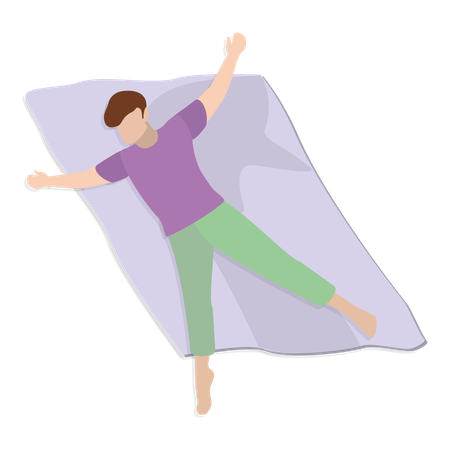 Free Man sleeping poses  Illustration