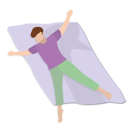 Free Man sleeping poses  Illustration