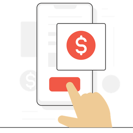 Free Mobile Payment  Illustration