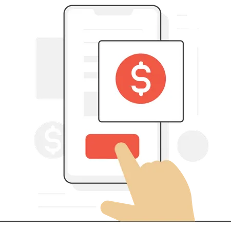 Free Mobile Payment  Illustration