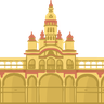 mysore palace illustration svg