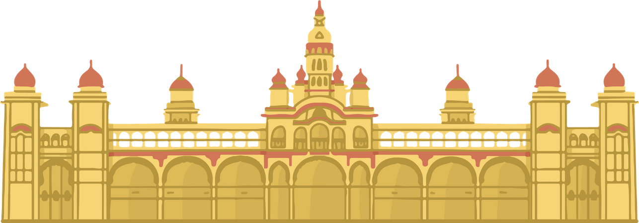 Free Mysore-Palast  Illustration