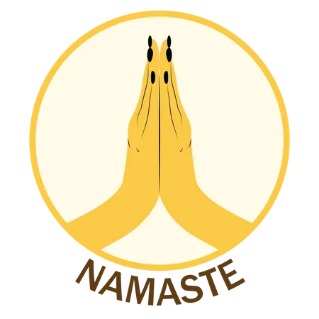 Free Namaste  일러스트레이션