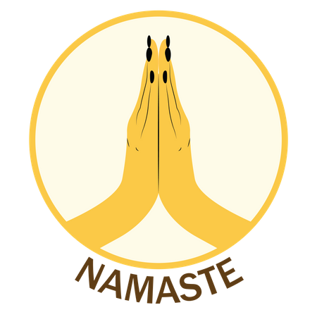 Free Namaste  Illustration