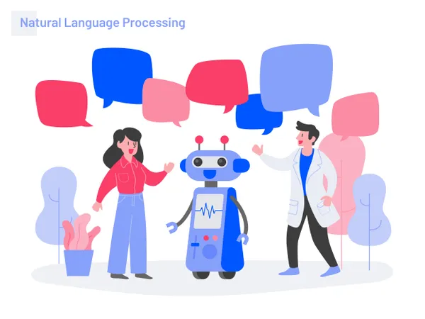 Free Natural Language Processing  Illustration