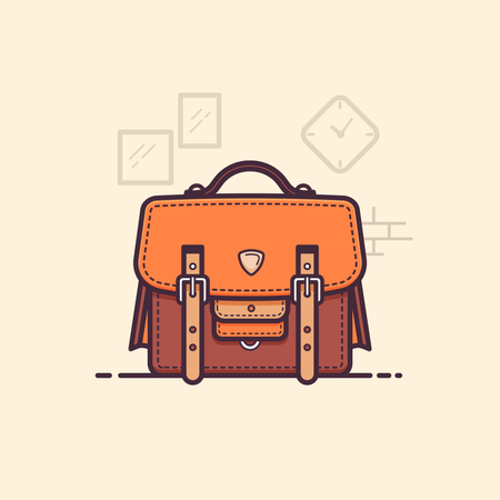 Free Office Bag  Illustration