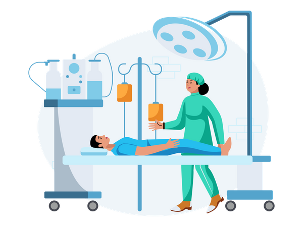 Free Operation theatre  イラスト